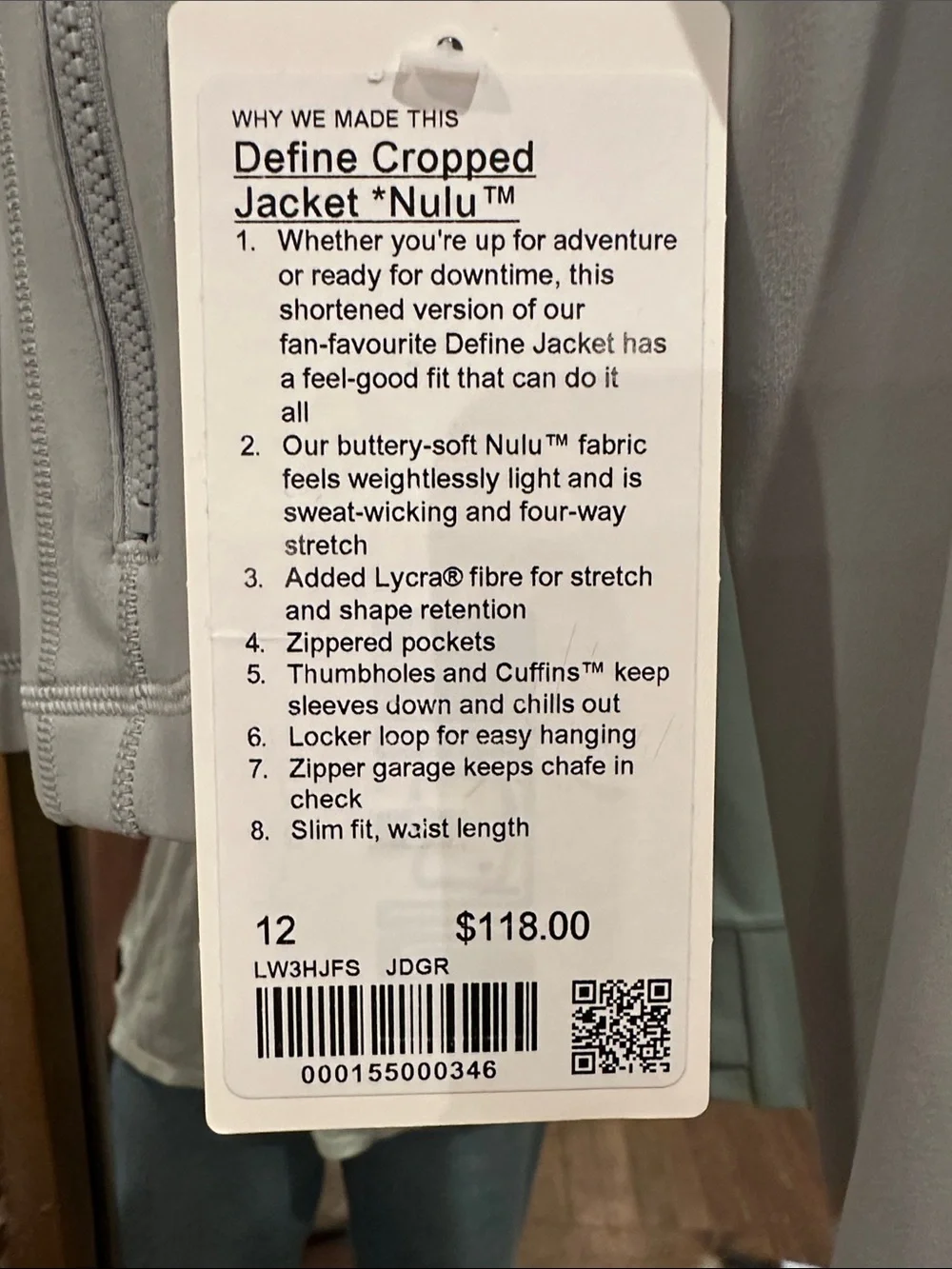 lululemon athletica Light green NULU Jacket - Picture 7 of 7